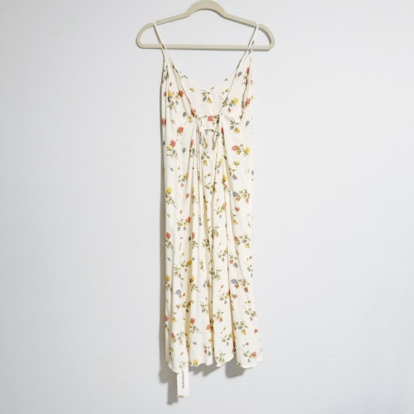 Reformation - Cream Floral Print Chianti Dress - Picture 6 of 6